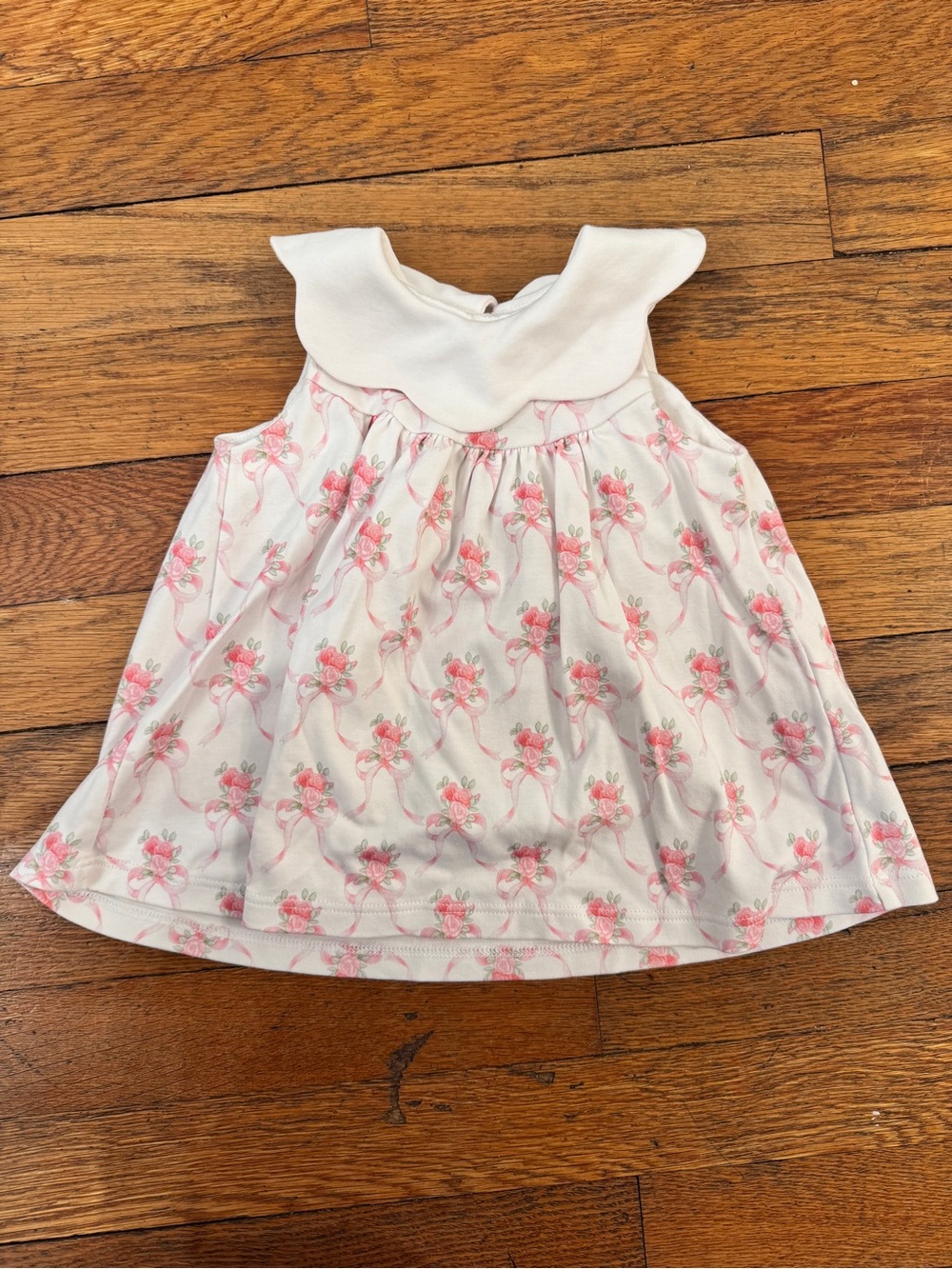 Baby club chic floral dress Peter pan collar